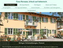 Tablet Screenshot of casa-ravazza.com